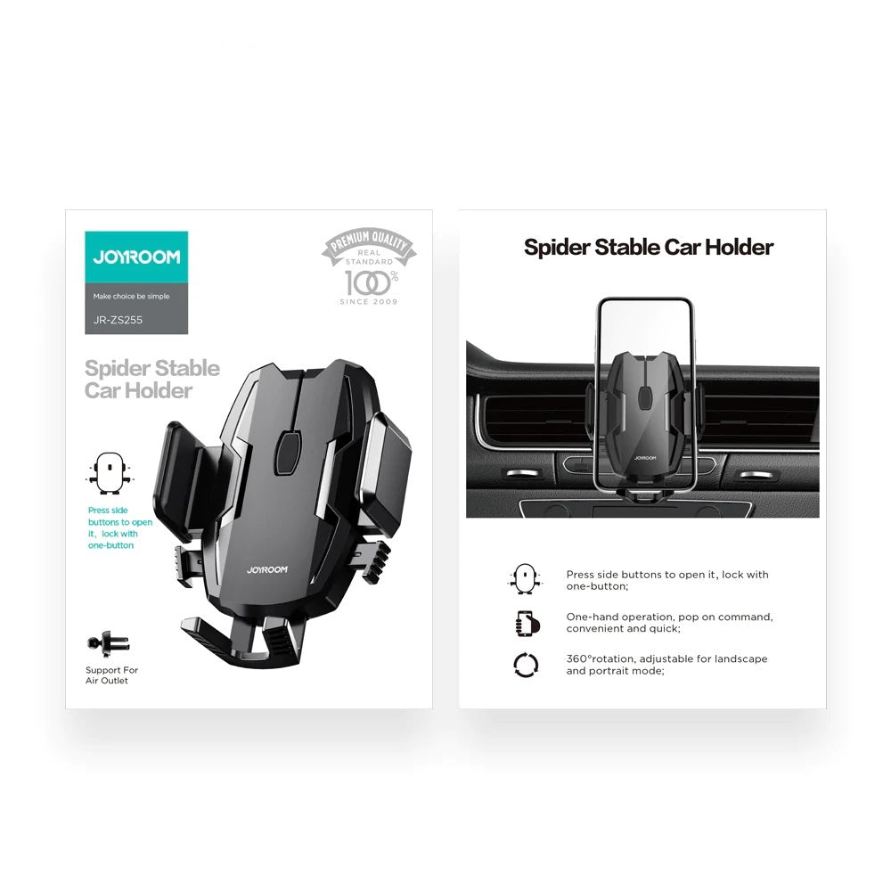 Joyroom JR-ZS255 Spider Stable Car holder for mobile phone