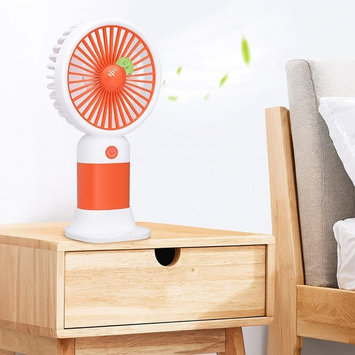 Rechargeable Mini Handheld Fan – Portable USB Battery Powered Desk & Hand Fan