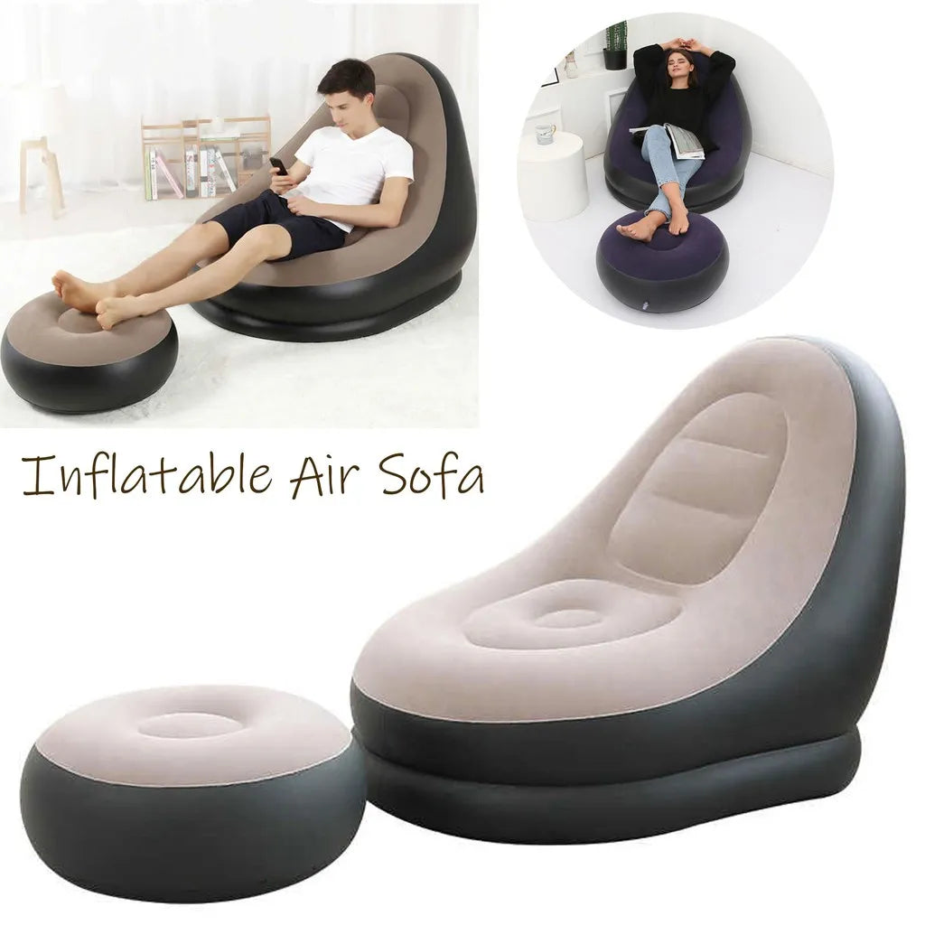Portable Air Flocking Fast Inflatable Lazy Sofa SMT