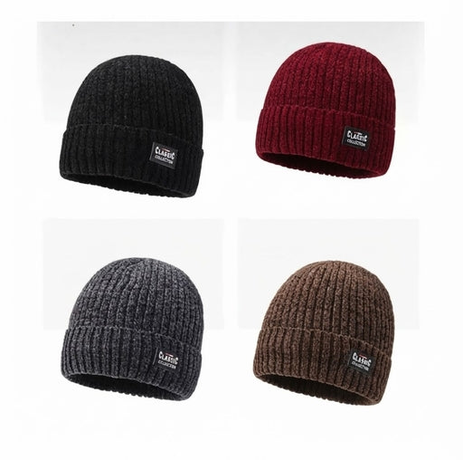 Men Winter Hat Knitted Hats Riding for Men Cap