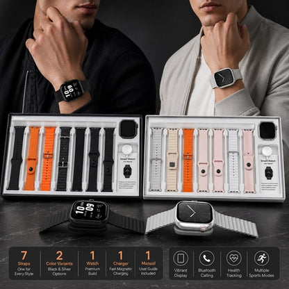 Series 11 S30 PRO Max 7 in 1 Smart Watch | AI Voice Assistant | Heart Rate, Blood Oxygen & Sleep Mon