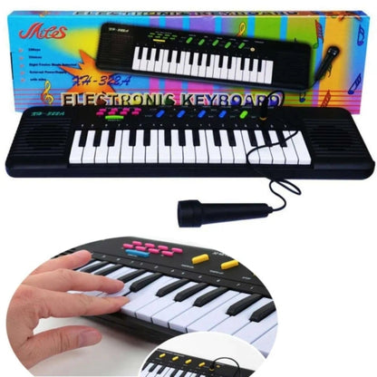 Electronic Keyboard Organ Piano 32 Keys with Mini Microphone Musical Instrument
