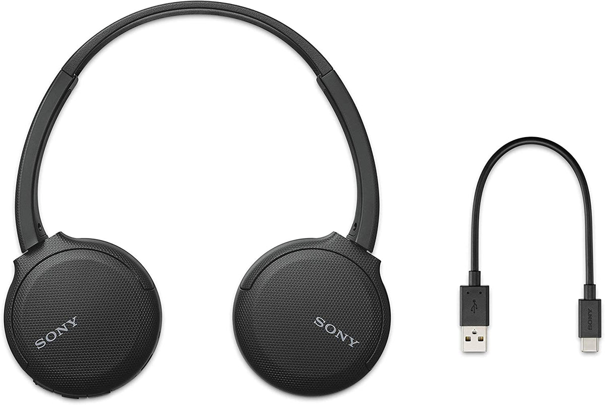 SONY WH-CH510 Wireless Headphones Bluetooth On-Ear Headset with Mic