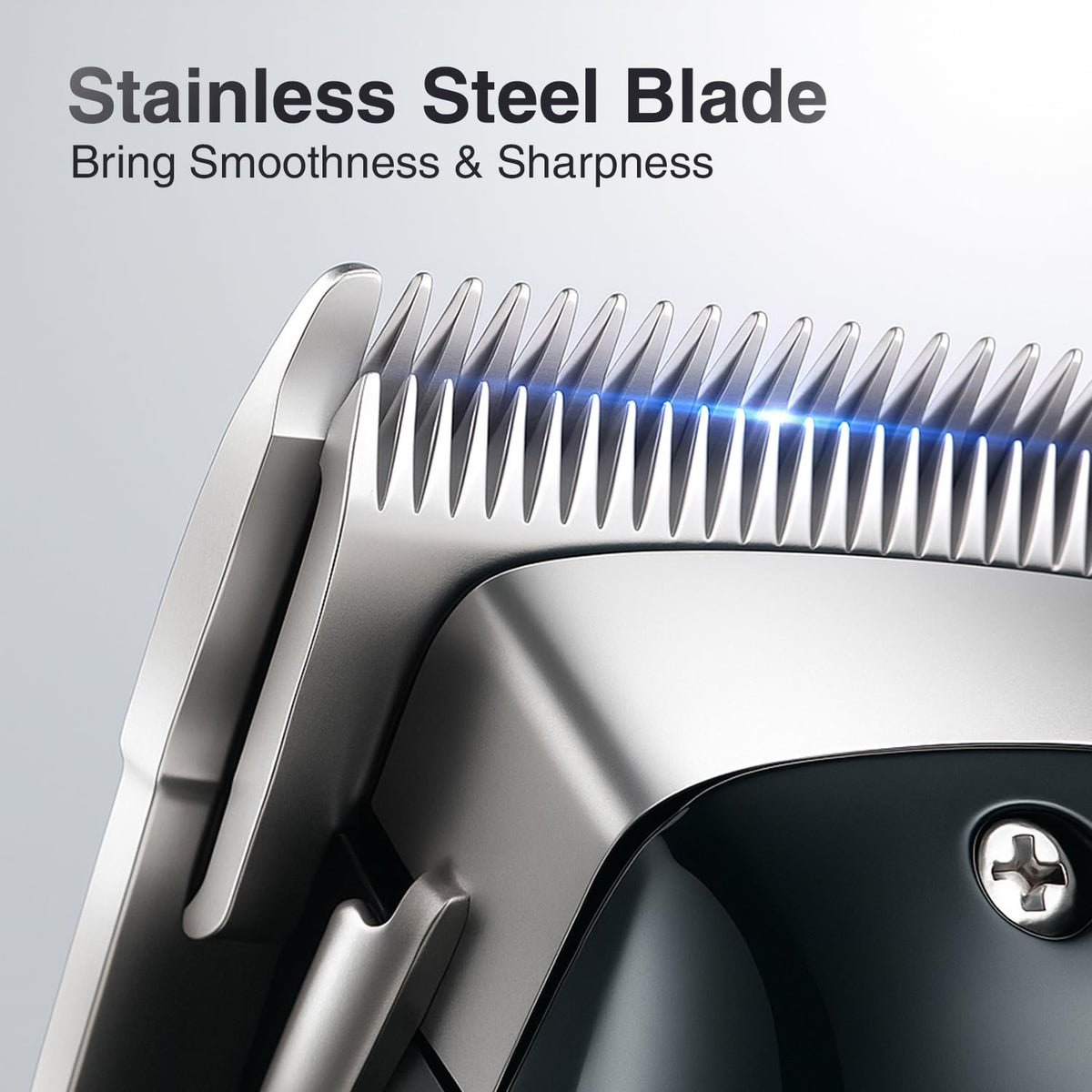 VGR V-969 Professional Salon Series Hair Clipper - 180 Minutes Runtime, Turbo Function, 1200mAh Lithium Battery, LED Display, USB Charging, Cord/Cordless, 4 Guide Combs & Precision Trimming