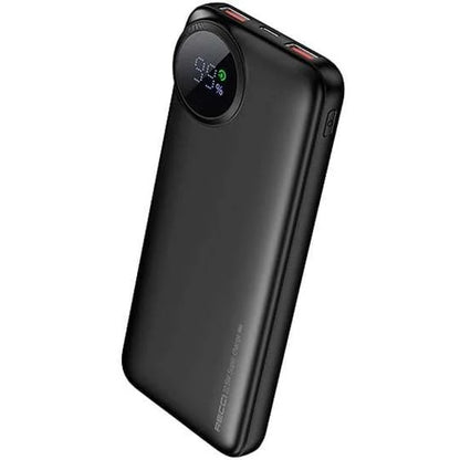 Genuine RECCI 10000 / 20000 /  30000 / 50000mAh Power Bank Type-C Output & 2 USB 22.5W Dual Fast Charging Battery Pack
