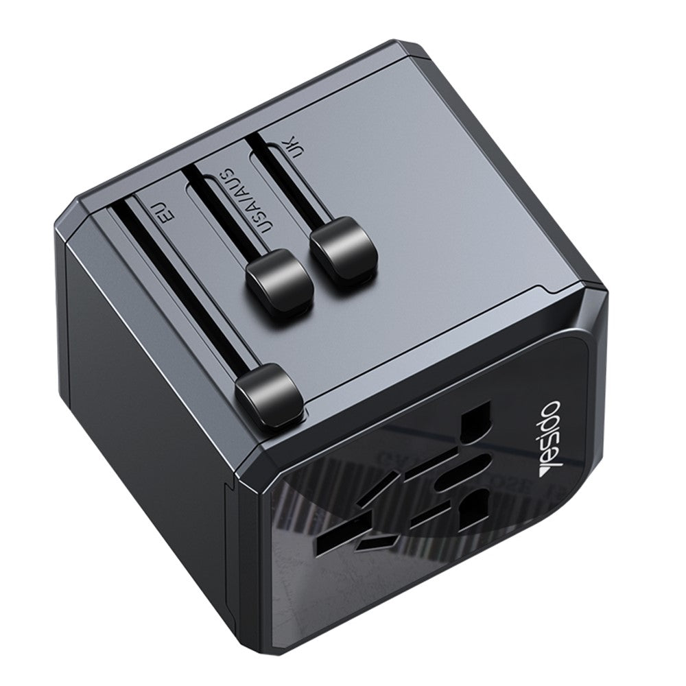 YESIDO MC24 20W Universal Adapter Socket Travel Wall Charger