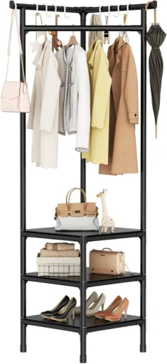 Corner Coat Rack Freestanding