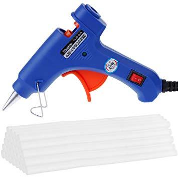 20W Hot Glue Gun with 12 Pcs Sticks Free