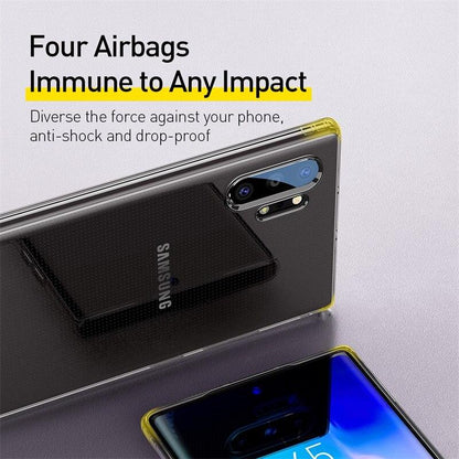 100% Genuine BASEUS Simple Series Clear Anti-drop TPU Phone Case for Samsung Galaxy Note 10