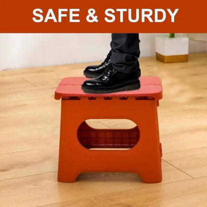 Plastic Folding Small Stool /Chair Portable Thickened Household Space-Saving Outdoor