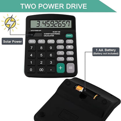 Large Display and Digits Electronic Calculator 2026 Edition Home Office School and Shop Use