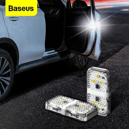Baseus 2pcs 6 LEDs Car Opening Door Warning Light