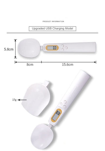 Digital Spoon Scale Electronic Measuring Spoon for Food, Spice