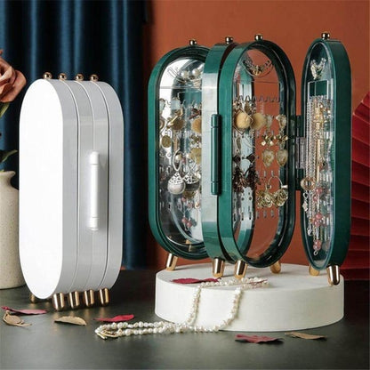 Jewelry Boxes Jewelry Storage Box Earrings Jewelries Display Holder Multi Layer Dust Proof