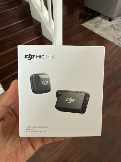 DJI Mic Mini (1 TX + 1 RX) Compact and Powerful Microphone for Capturing High-quality Sound