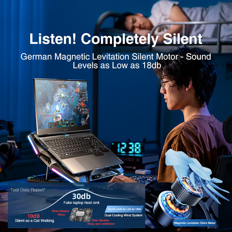 Rtako LZ-D12 Semiconductor Laptop Cooler with Hight Adjustable Stand