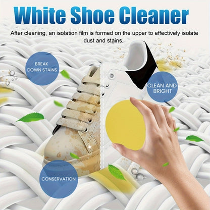 Sneaker Cleaning Cream with Sponge – Shoe Cleaner for White Sneakers, Sports Shoes, Boots & Canvas