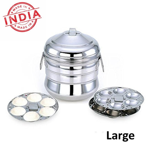 Pooja Stainless Steel Idly Panai Maker Small/ Medium /Large Steamer