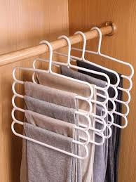 5 Layers Stainless Steel Clothes Hangers Space Saving Cupboard Hangers (1Ps /2Pcs)