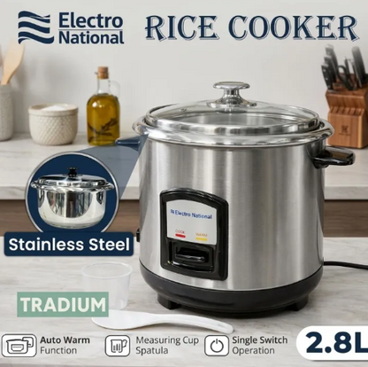 Automatic Electric Rice Cooker 2.8 Ltrs