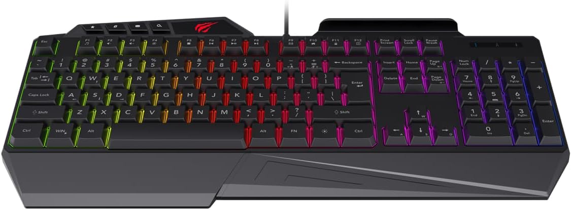 Original Havit KB488L Multi-function Backlit Keyboard Gaming Keyboard