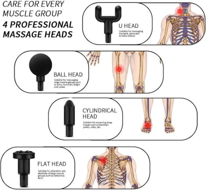 Portable Mini Deep Tissue Percussion Massage Gun for Muscle Recovery & Pain Relief