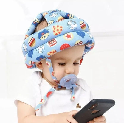 Baby Safety Head Guard Toddler's Bumper Helmet Hat Random Colour Random Design