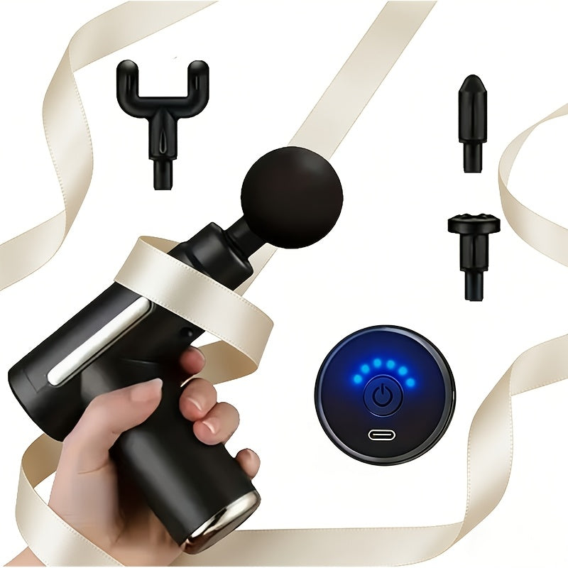 Mini Portable Massage Gun | 6-Speed Handheld Deep Tissue Muscle Massager for Pain Relief