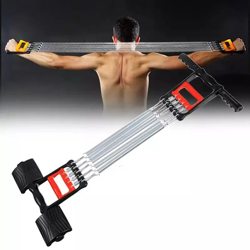 3-In-1 Chest Expander & Hand Grip Exerciser | Multifunctional Pedal Pull Rope Fitness Equipment