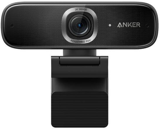 Anker PowerConf C302 Smart Full HD Webcam, AI-Powered Framing & Autofocus, 2K Webcam with Noise-Cancelling Microphones