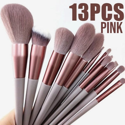 20Pcs Premium Makeup Brush Set - Professional Eye, Foundation, Powder, Blush, Eyeshadow, Eyebrow