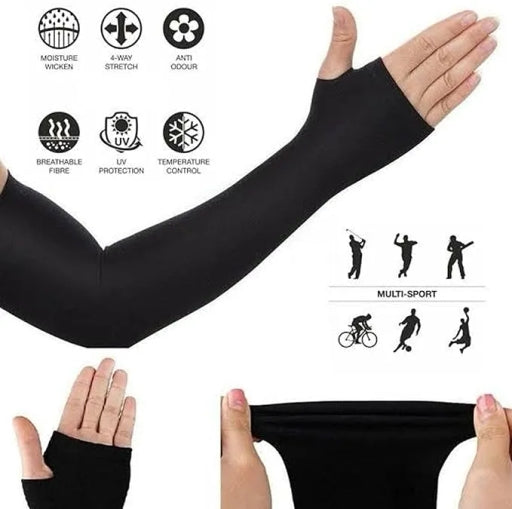 Arm Sleeves for Men & Women UV Protection Hand Sleeves Sun Protection, Running, Hand Cover