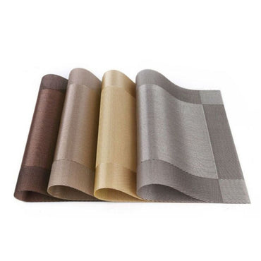 Stain-Resistant Placemats,PVC Easy Clean Non-Slip Table Mat