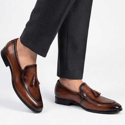 Men Fashion Slip on Shoes Brown 🟤