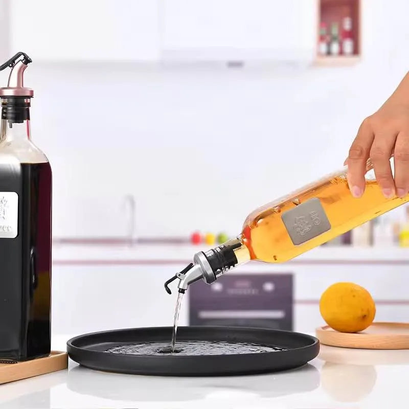 500Ml Square Multi-Specification Glass Bottled Vinegar Kitchen Dispenser Bottle