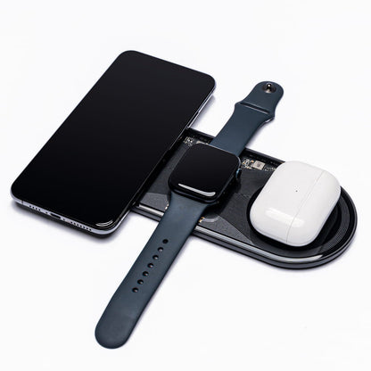 Remax 15W Multifunctional 3-in-1 Wireless Charger RP-W61 For Mobile , Smart Watch