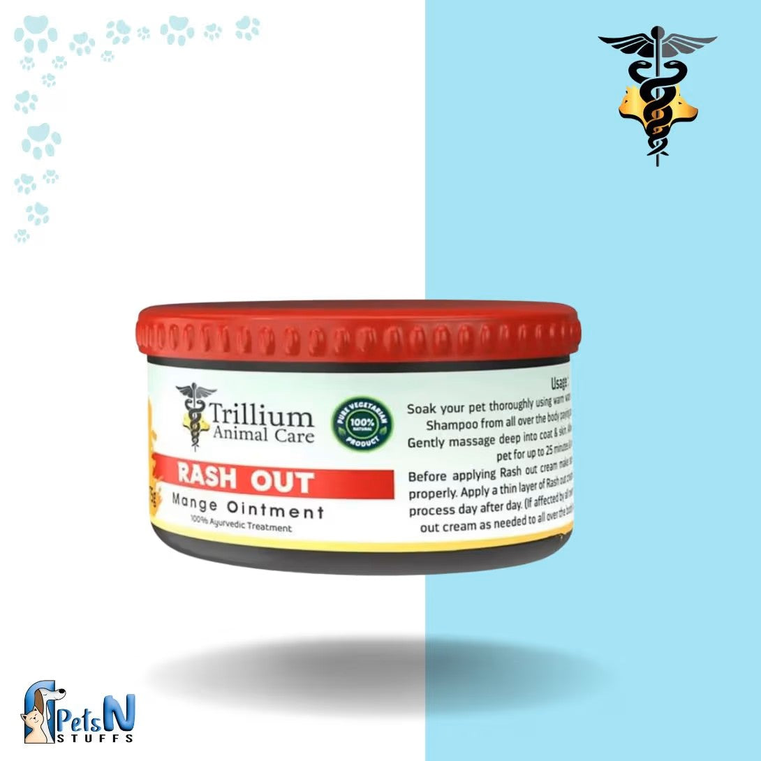 Trillium Rash Out Mange Ointment Cream 75G