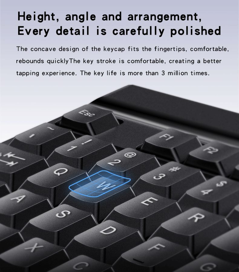 Yesido KB18 Wired Keyboard And Mouse Combo Set