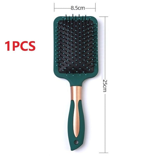 4Pcs Anti-Static Air Cushion Hair Comb Set – Scalp Massage & Smooth Styling Brushes