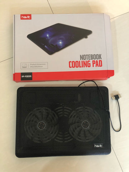 Havit HV-F2035 Cooling Pad For 14" - 15.6" Notebook Laptops