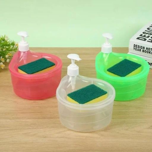 2 In 1 Pump Dispenser Sink Accessories for Dish Wash