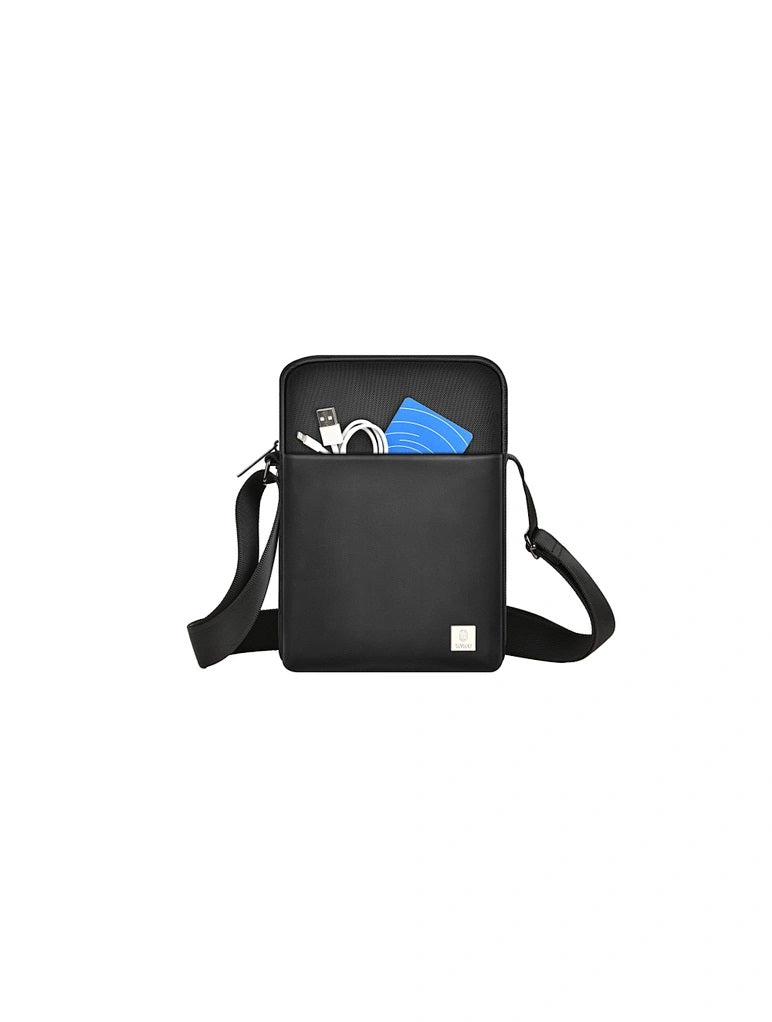 WIWU Hali Sling Bag Waterproof Messenger Bag for Men with Adjustable Shoulder Strap