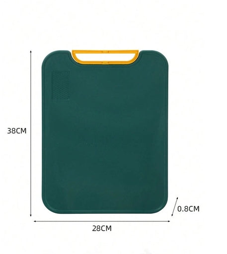 Dual-Sided Rotating Cutting Board â€“ Round & Rectangle Non-Slip Chopping Board for Meat, Vegetables