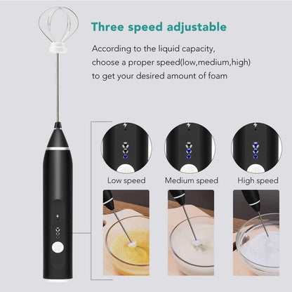 All in 1 Mini Portable Handle Electric Mixer Frother Foamer Stirrer and Beater