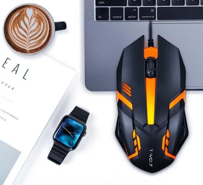 X1 / T-Wolf V1 M66 & ZORNWEE GM02 Gaming Mouse 7 Color RGB LED Gaming Mouse