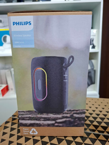PHILIPS Wireless Speaker – 2000 Series Portable Bluetooth Speaker 10W Powerful Sound