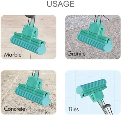 Absorber Sponge Mop for Home Kitchen Cleaning Squeeze Mop