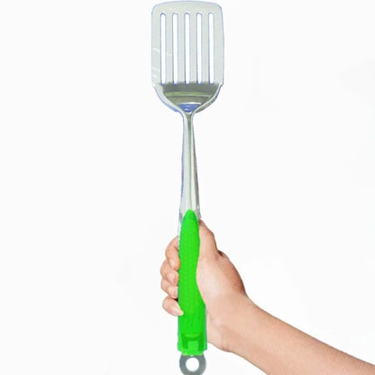 Stainless Steel Slotted Turner with ABS Handle