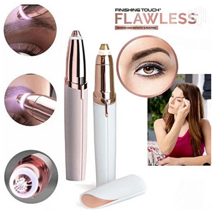 Premium Rechargeable Women's Eyebrow Trimmer & Facial Hair Remover - Portable Painless Hair Removal