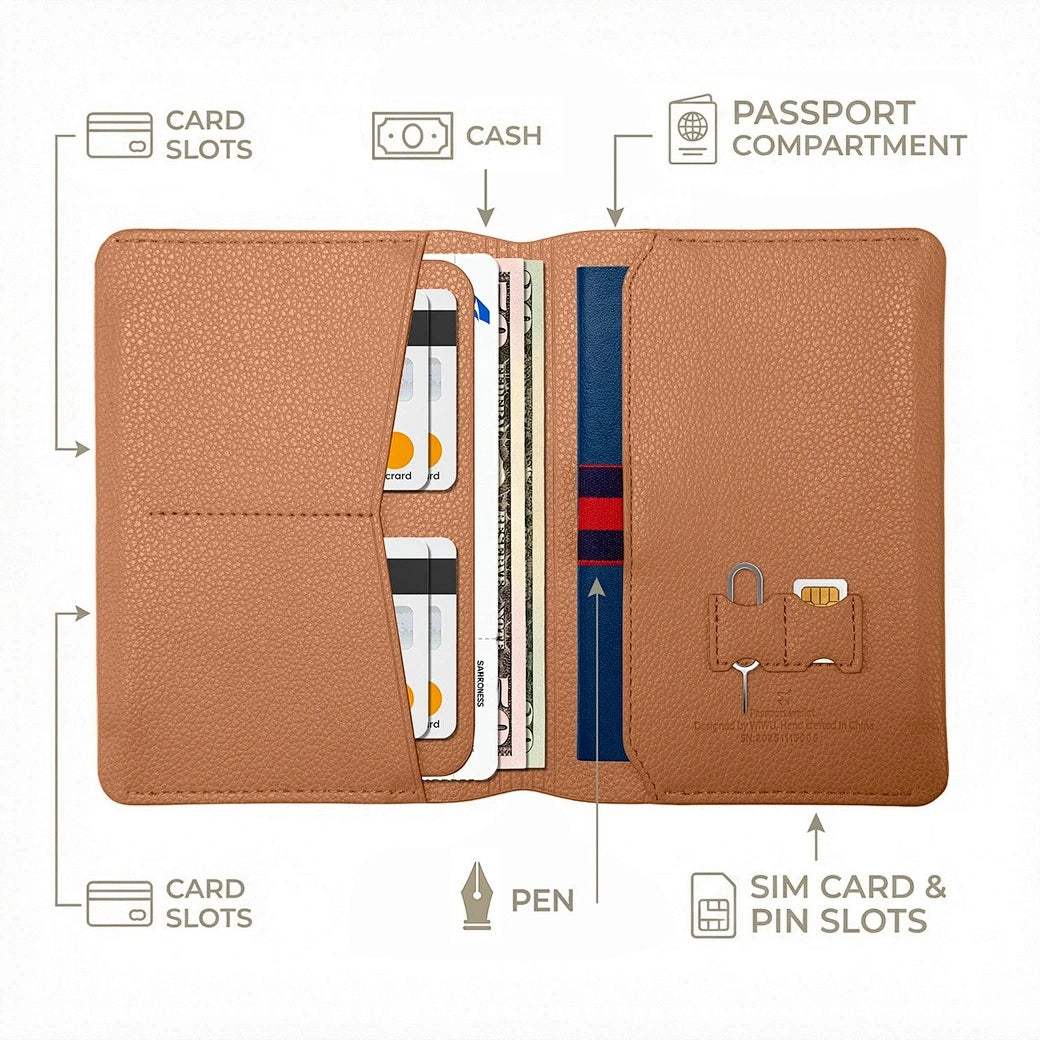 WiWU Master RFID Safe Passport Wallet
